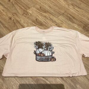 Natural Gildan Softstyle CVC Short Sleeve Tee